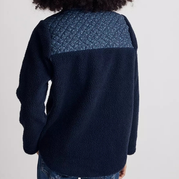 MADEWELL New Sherpa Zip-Front Fall Jacket - Picture 2 of 4